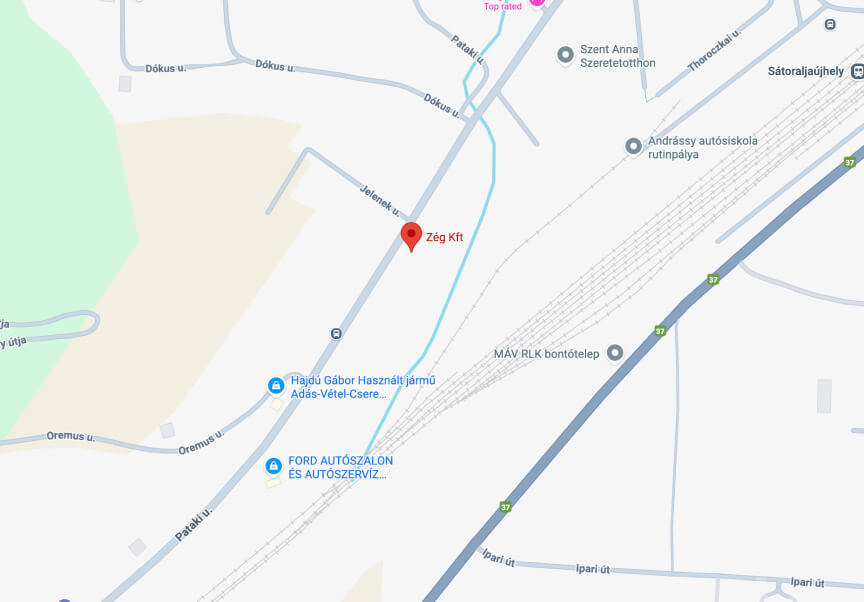 ZÉG Kft. térkép